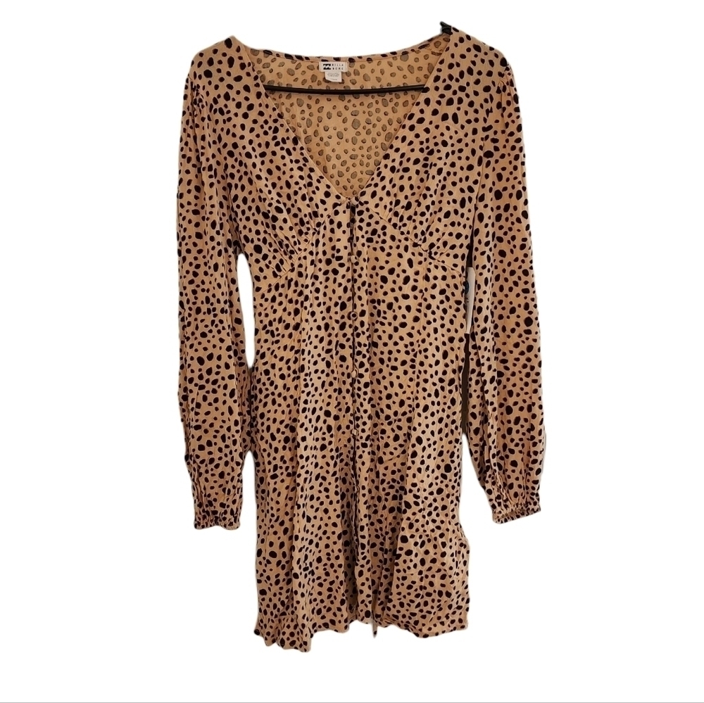 Billabong Tan and Black Mini Dress